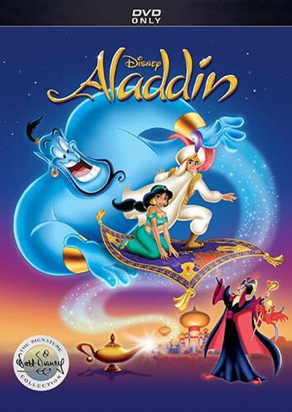 Aladdin [DVD, 1992 Family/Animation Movie] Region for US/Canada, New  Sealed, Free US Shipping