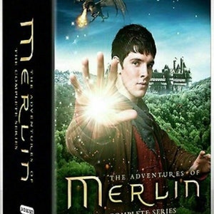 Merlin: The Complete Series Seasons 1-5 [DVD 24-Disc Set] Region 1 Us/Canada Complete Series DVD Movie Season Merlin New & Sealed