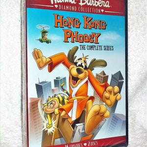 Hong Kong Phooey: The Complete Series [DVD, 1974 Family Animation, 3 Disc Set] Region 1 for US/Canada, New & Sealed, Free US Shipping