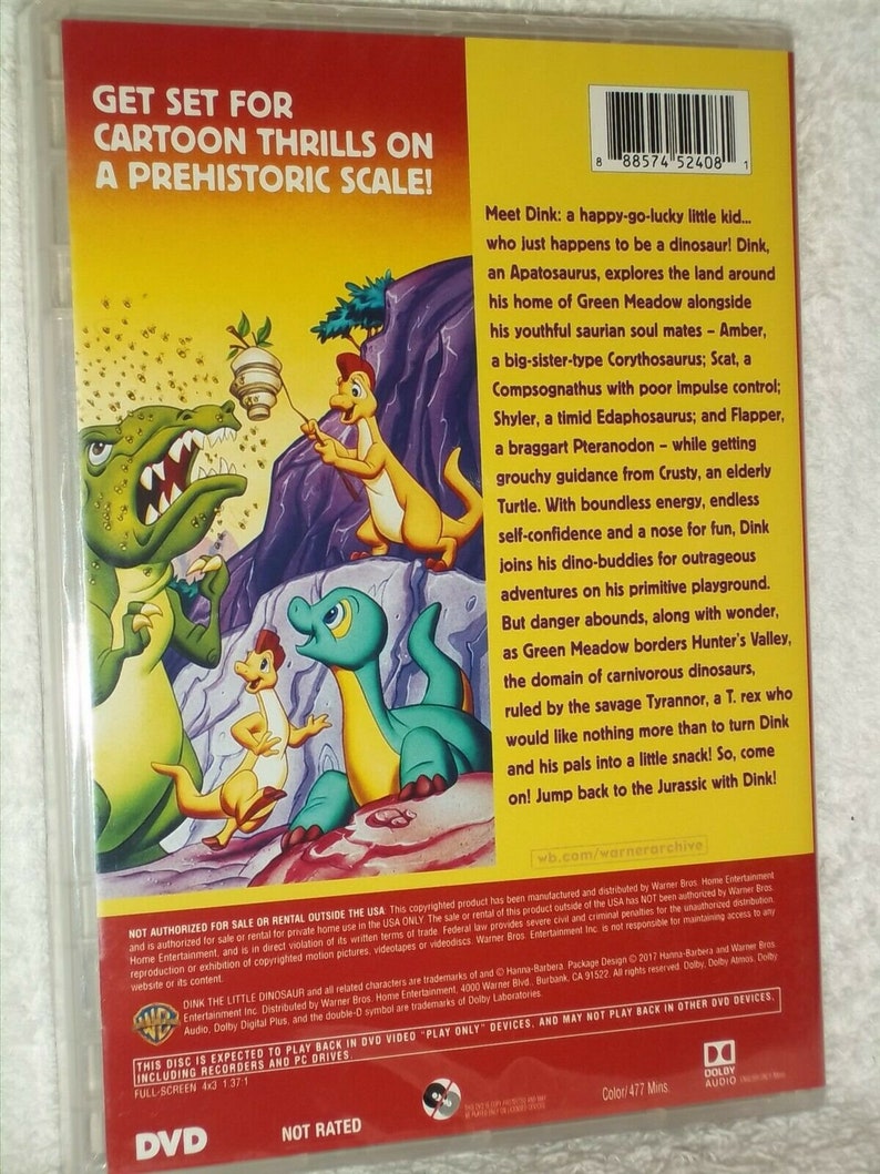Dink the Little Dinosaur: The Complete DVD Series, Region 1 US/Canada, New & Sealed image 2