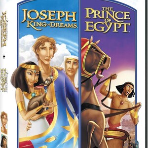 Joseph: King of Dreams / The Prince of Egypt [DVD, Family/Animation Movies] 2 Disc Set, Region 1 for US/Canada, New & Sealed, Free Shipping