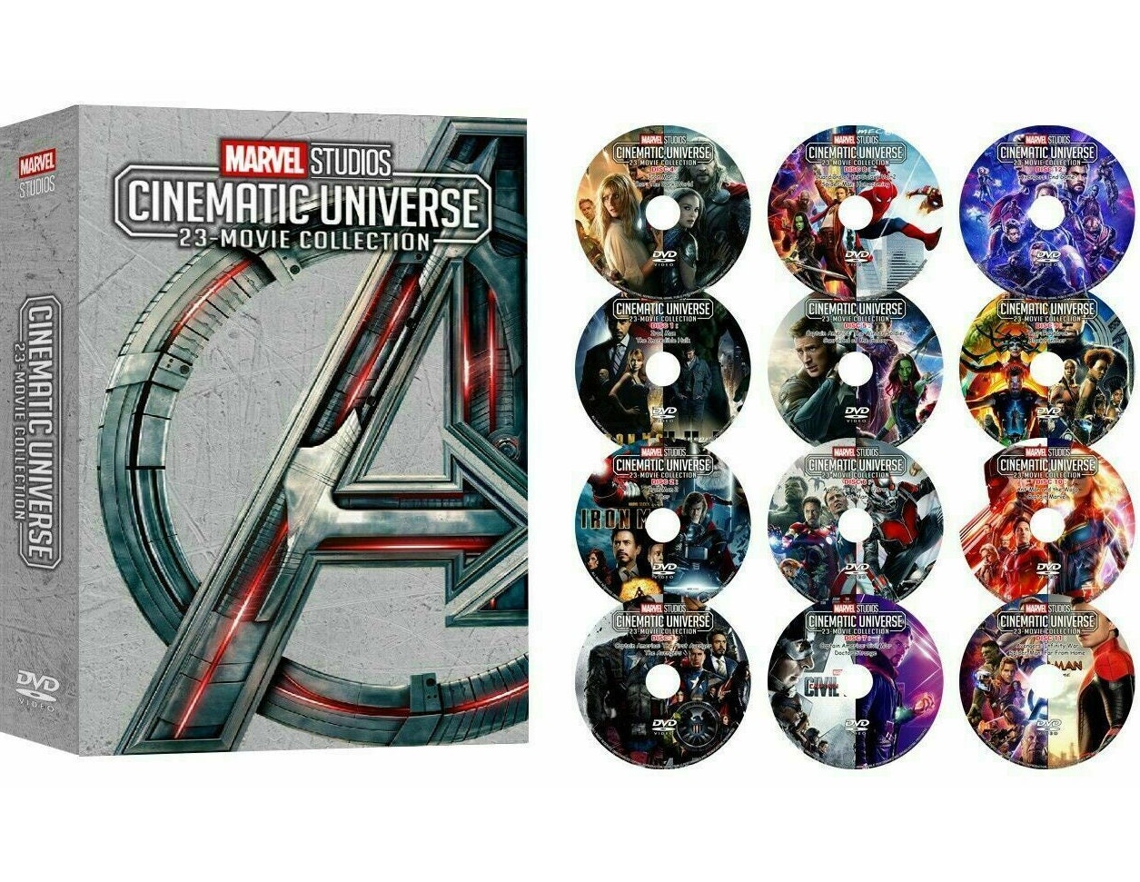 Marvel Cinematic Universe 23movie Collection DVD Box Set New Etsy