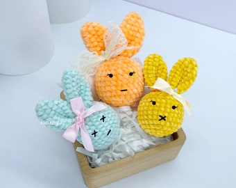 Peep Bunny Crochet Pattern, Easter Pattern, Crochet Bunny Pattern, Crochet Pattern Easter Bunny, Amigurumi Tutorial PDF In English
