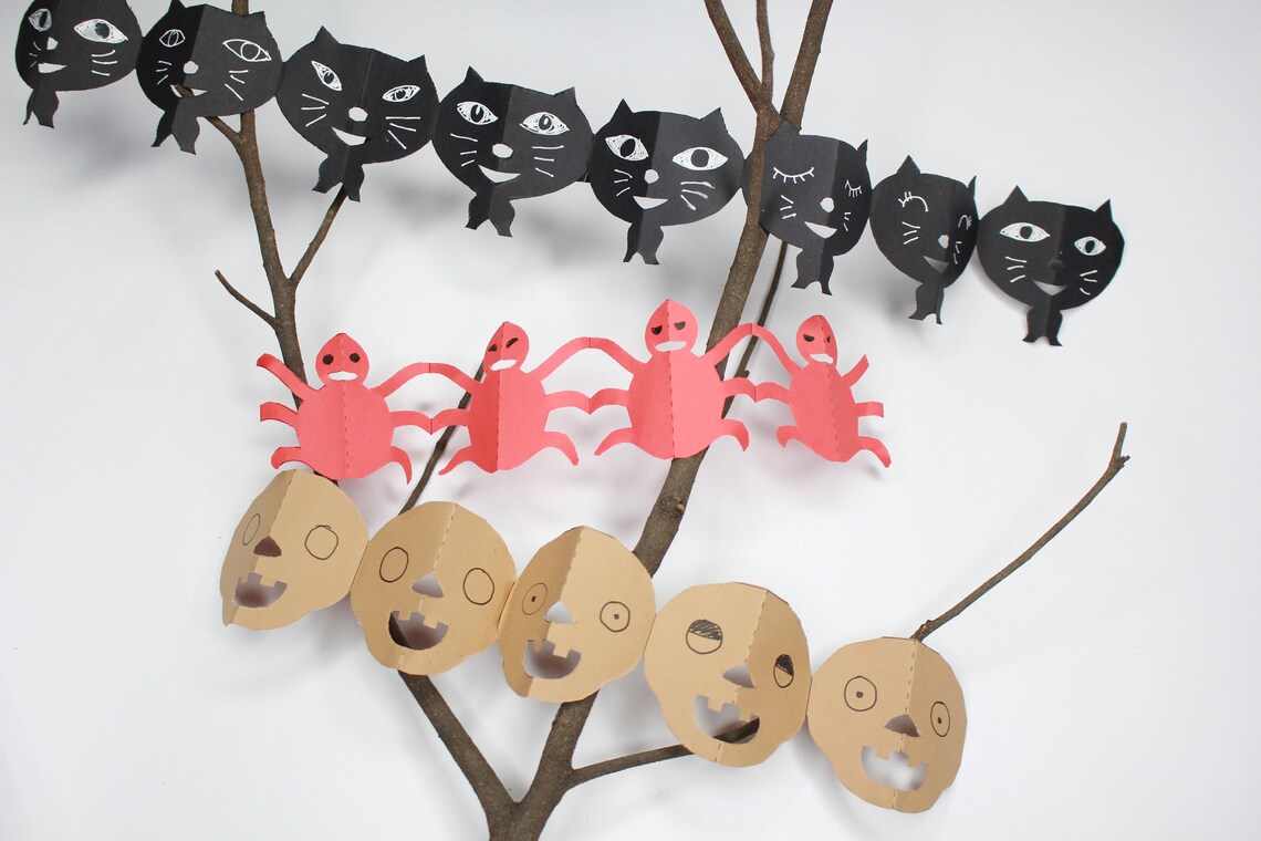 Printable 8 Halloween Printable Garland Halloween Printable - Etsy