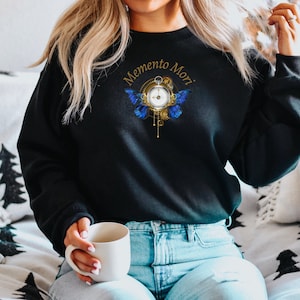 Catholic Sweatshirt for women, Memento Mori, Back to School Shirt