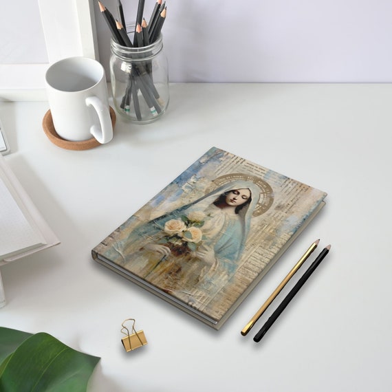 Catholic Prayer Journal Hardcover Lined Notebook for Catholic Art Lovers and Writers Gratitude Journal for Christian Teacher organization