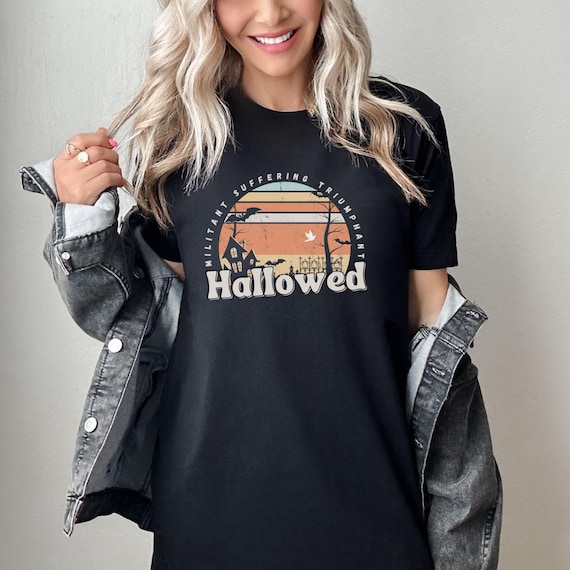 Catholic Halloween Shirt, Unisex t-shirt for Christian Fall Shirt, All Saints Day, Holy Souls