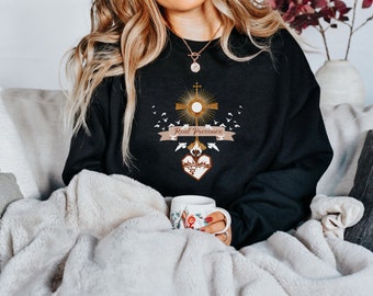 Felpa cattolica per donna, camicia Ritorno a scuola, Camicia