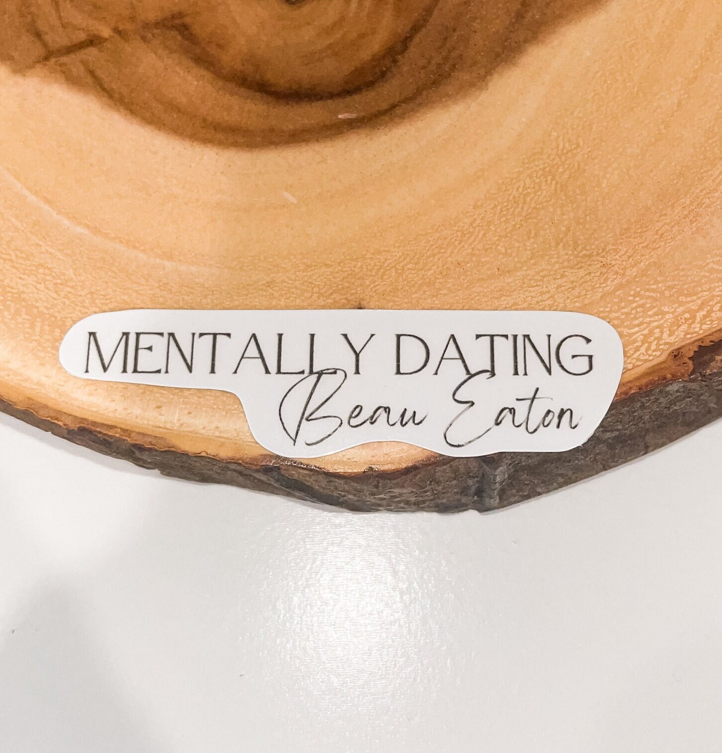 Mentally Dating Beau Eaton Sticker| Hopeless by Elsie Silver  Chestnut Springs Series Book Boyfriend Stickers  Kindle Laptop Bookish Gift