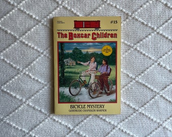 Bicycle Mystery by Gertrude Chandler Warner | The Boxcar Children Series | Vintage Children's Fiction Classics Mystery Book | Bookish Gift