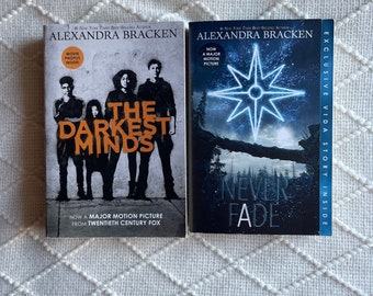 The Darkest Minds and Never Fade by Alexandra Bracken | Book Set Series | Young Adult Dystopian Sci-Fi Fantasy Fiction Book | Bookish Gift