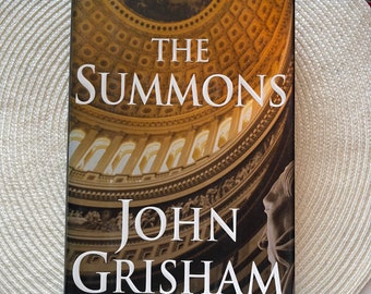 The Summons by John Grisham | Thriller Fiction Legal Mystery Book | Crime Bibliophile Reader Bookish Gift Books Bookmark Fiction Reading