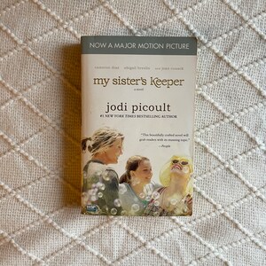 My Sister's Keeper by Jodi Picoult | Contemporary Chick Lit Young Adult Drama Women's Fiction Book | Bookmark Reader Bookish Gift Books