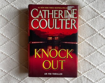 Knock Out by Catherine Coulter | FBI Thriller Series | Mystery Thriller Suspense Romance Crime Paranormal Fiction Book Bookmark Bookish Gift