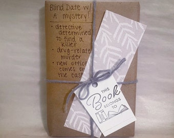 Clearance Blind Date with a Book | Mystery Book | You Choose Genre | Great Gift Bookish Gift Book Box Bookmark Reader Bookworm