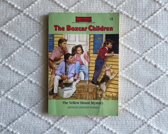 The Yellow House Mystery by Gertrude Chandler Warner | The Boxcar Children Series | Vintage Children's Classics Mystery Book | Bookish Gift