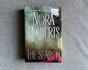 The Search by Nora Roberts | Suspense Contemporary Romance Mystery Thriller Fiction Book | Bookmark Reader Bookworm Gift Novel Bibliophile