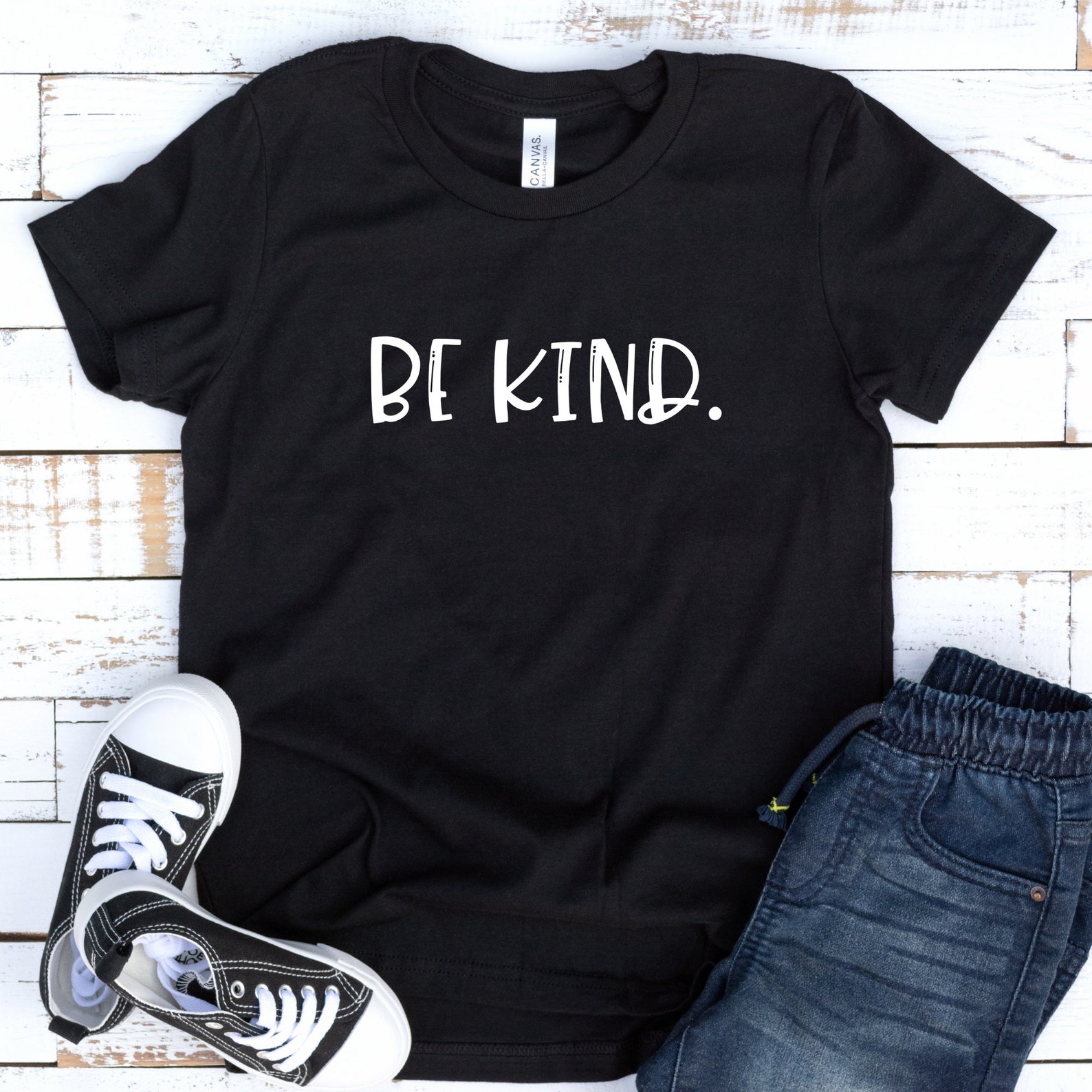 Be Kind Shortsleeve Unisex Tshirt, Graphic Shirt, Kindness Shirt
