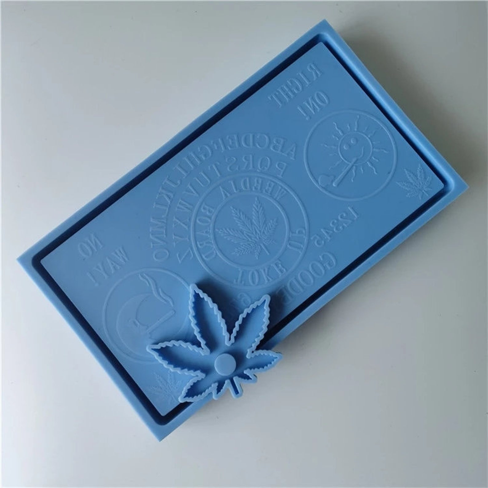 Silicone Rolling Tray Mold for Resin 420 Weed Marijuana Etsy