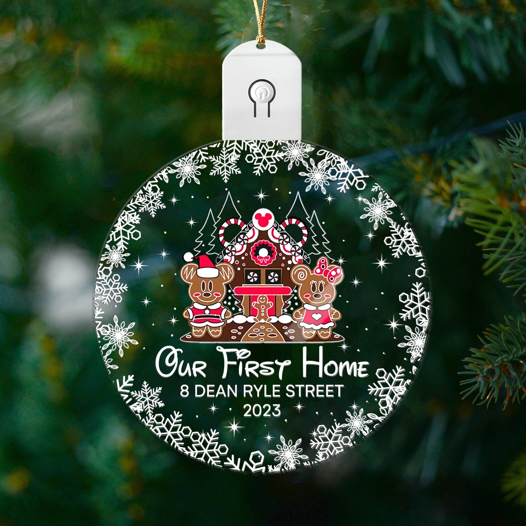 Discover Personalized Our First Home Ceramic Ornament