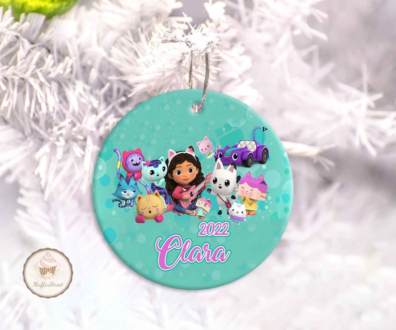 Custom Gabby's Dollhouse 2022 Christmas Keepsake Ornament Etsy
