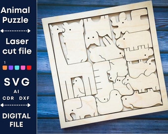 abstract puzzles online Animal puzzle dxf, Animal puzzle svg, Animal puzzle laser cut, Animal puzzle vector, children's puzzle svg, children's puzzle dxf, sorter
