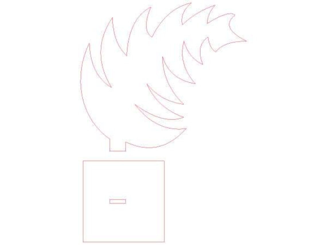 Standing Christmas Tree Laser Cut Christmas Tree Vector - Etsy