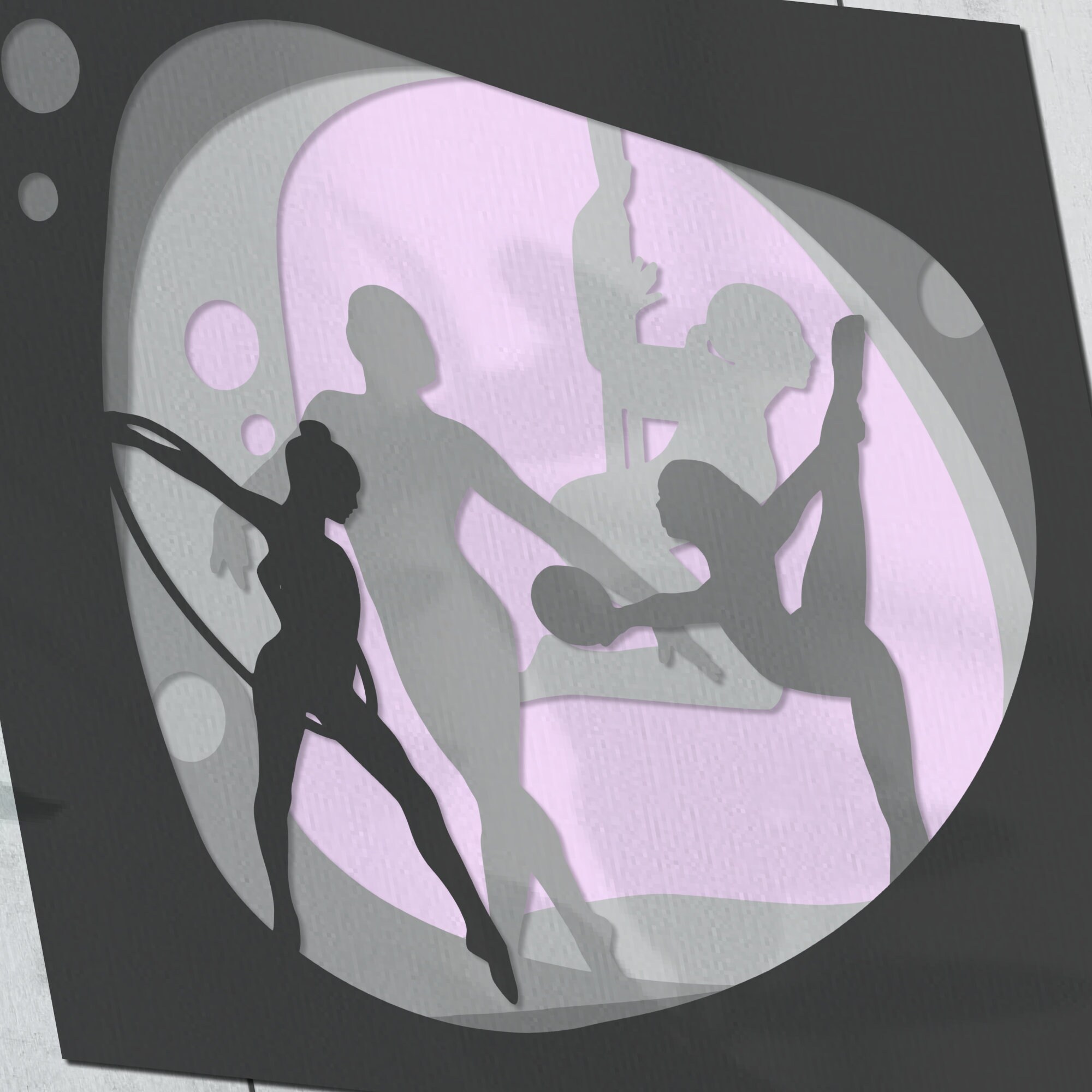 Gymnastics Shadow Box Svg Gymnastics Light Box Svg Etsy Australia