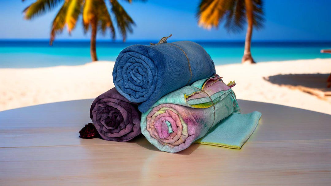 sand thin cotton beach towels