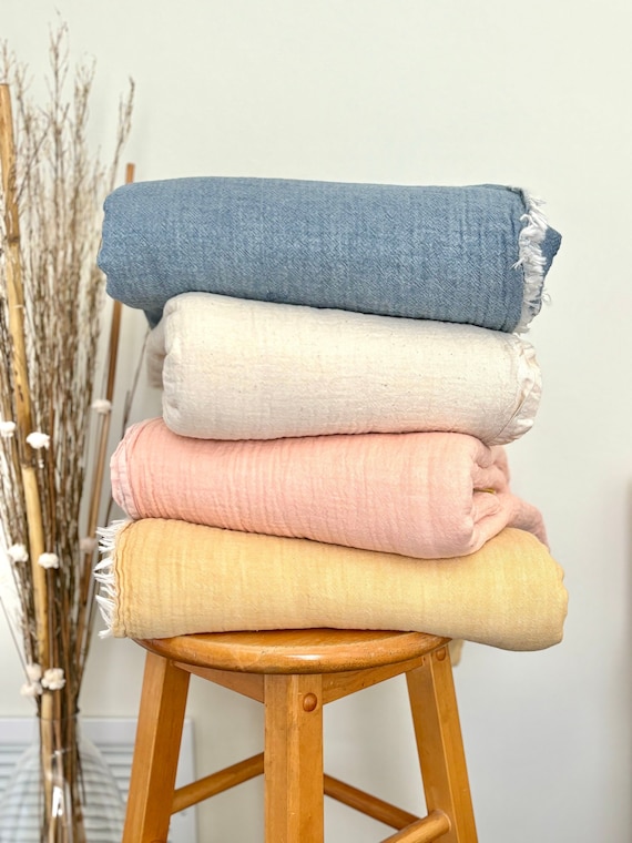 Muslin Bedspread King Size Super Soft Throw Blanket Lightweight Summer Bed Spread Muslin Cotton Coverlet King Muslin Comforter Etsy Australia