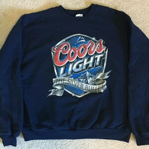 vintage coors light crew neck
