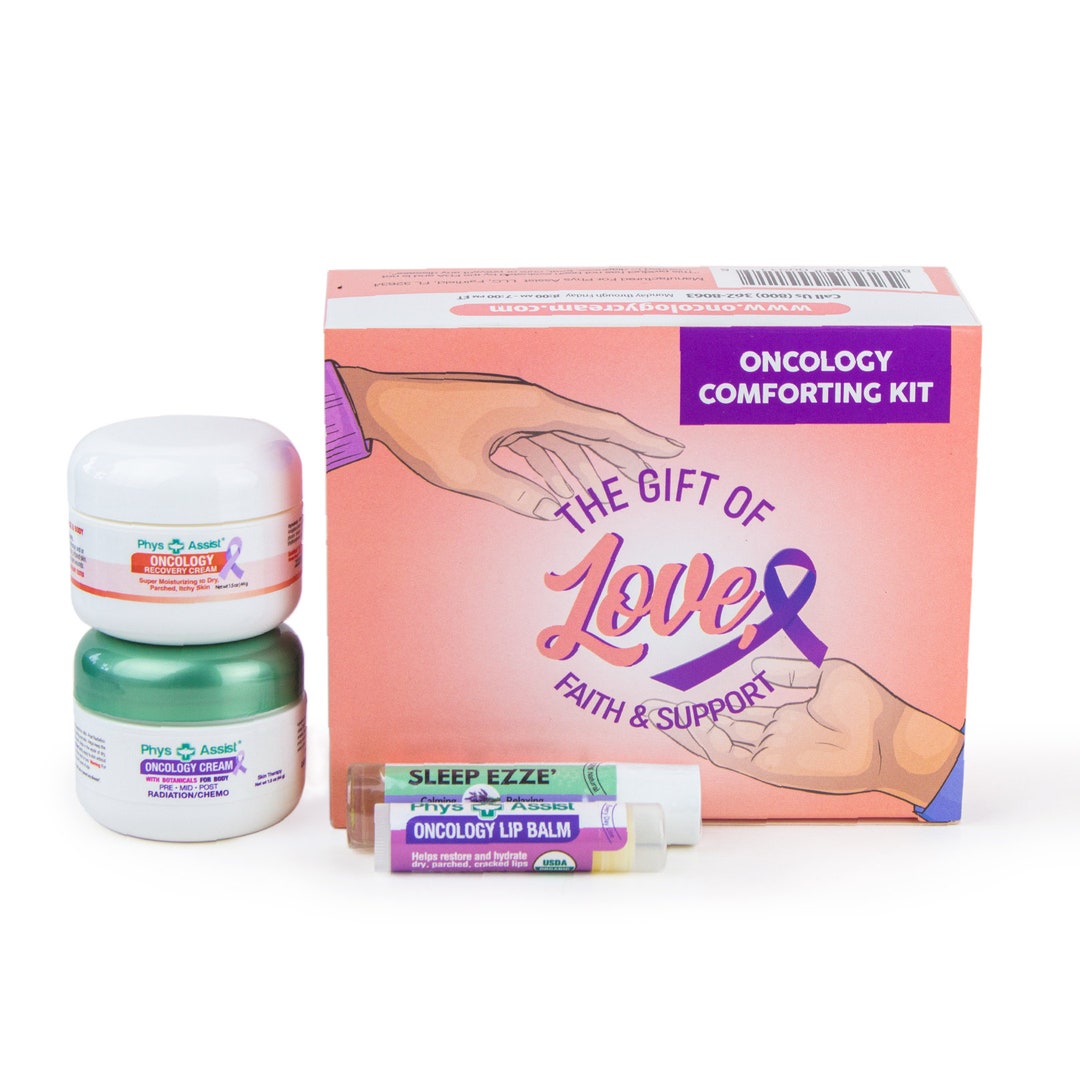 Comfort Kit for Chemo. the Gift of Love, Faith, Support. 21.5 Oz Face