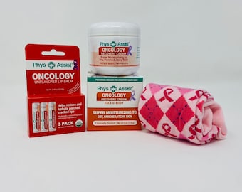 Oncology Unscented GIFT for people under chemo treatments with SUPER Sensitive Skin. Chemo Gift Basket, Get Well Care Package, Cancer Gifts