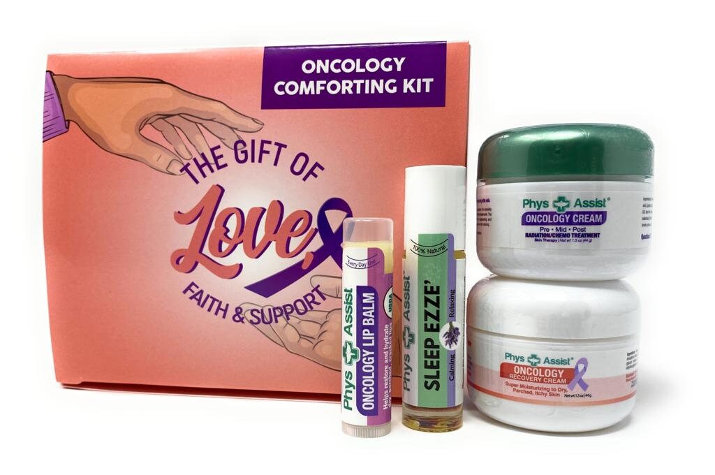 Comfort Kit for Chemo. the Gift of Love, Faith, Support. 21.5 Oz Face