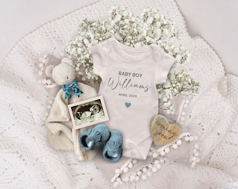 Baby Boy Reveal, Digital Pregnancy Announcement Digital, Social Media Baby Reveal, Facebook, Instagram Pregnancy Annoucement, Gender Reveal