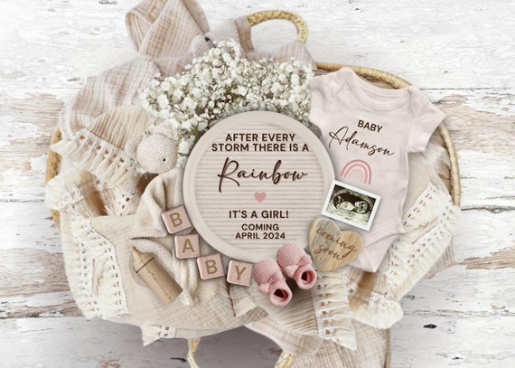 Tie Breaker Pregnancy Announcement Digital Boho Baby -   Digital baby  announcement, Pregnancy announcement, Baby announcement pictures