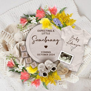 Easter Pregnancy Announcement Digital, Spring Baby Reveal Digital, Little Somebunny Pregnancy Announcement, Baby Reveal, Pregnancy Reveal