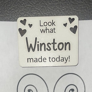 Look what I made today magnet | Kids art magnet | Classroom gift | Kids gift