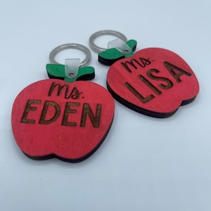 Customizable Teacher Keychains
