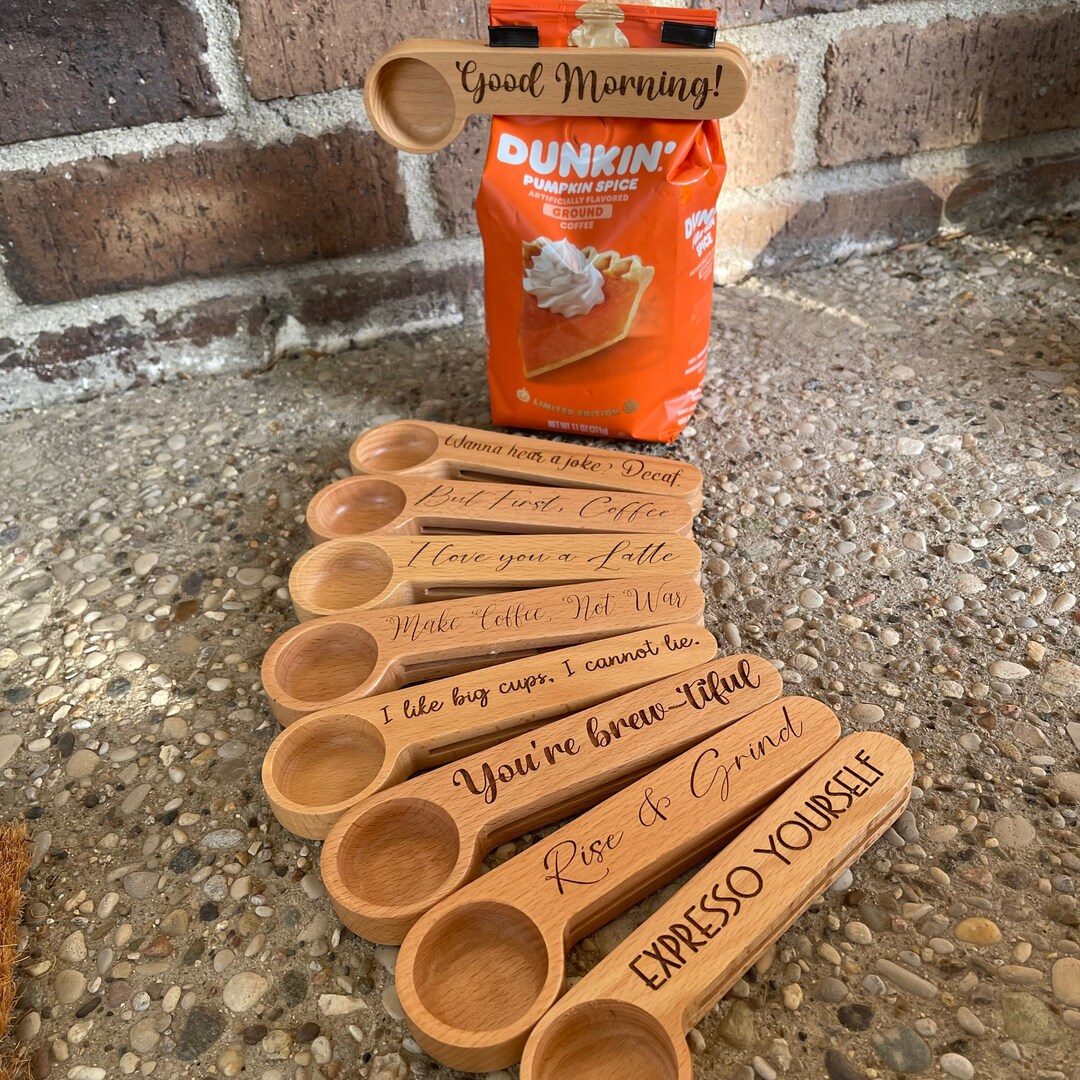 Personalized Coffee Scoop/clip, Unique Gift Idea Etsy