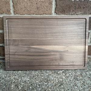 Personalized Large Cutting Board with Juice Groove