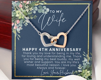 4 Year Anniversary Gifts, 4th Anniversary Gift Ideas, 4th Anniversary Gift For Wife, 4 Year Wedding Anniversary Gift For Her