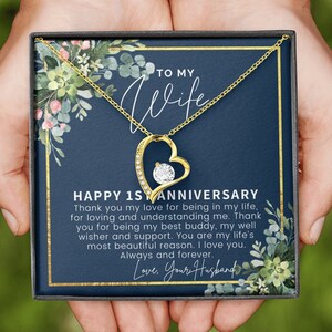 One Year Anniversary Gifts, First Anniversary Gift For Her, 1st Wedding Anniversary Gift For Wife, First Year Anniversary