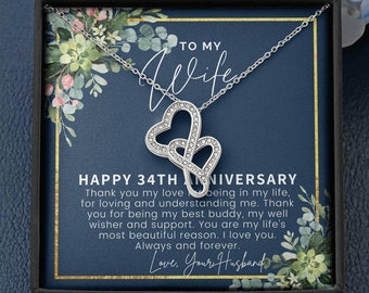 34th Anniversary Gift For Wife, 34th Anniversary Gifts, 34 Year Anniversary Gift Ideas, 34 Year Wedding Anniversary Gift For Her