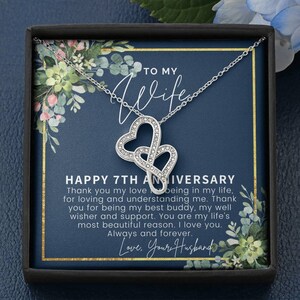 7th Anniversary Gift For Wife, 7 Year Anniversary Gifts, 7th Wedding Anniversary Gift Ideas, 7 Year Wedding Anniversary Gift For Her
