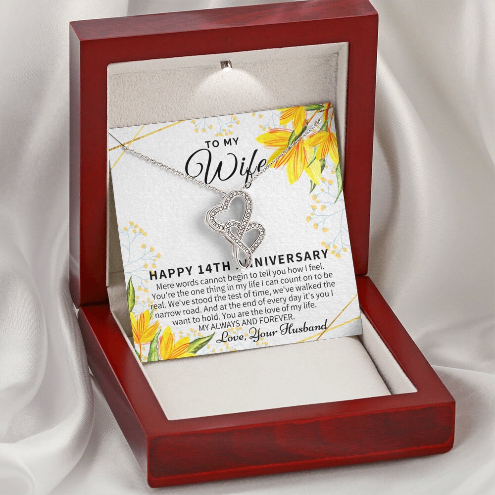 14 Year Wedding Anniversary Gift for Wife 14th Anniversary Etsy Canada