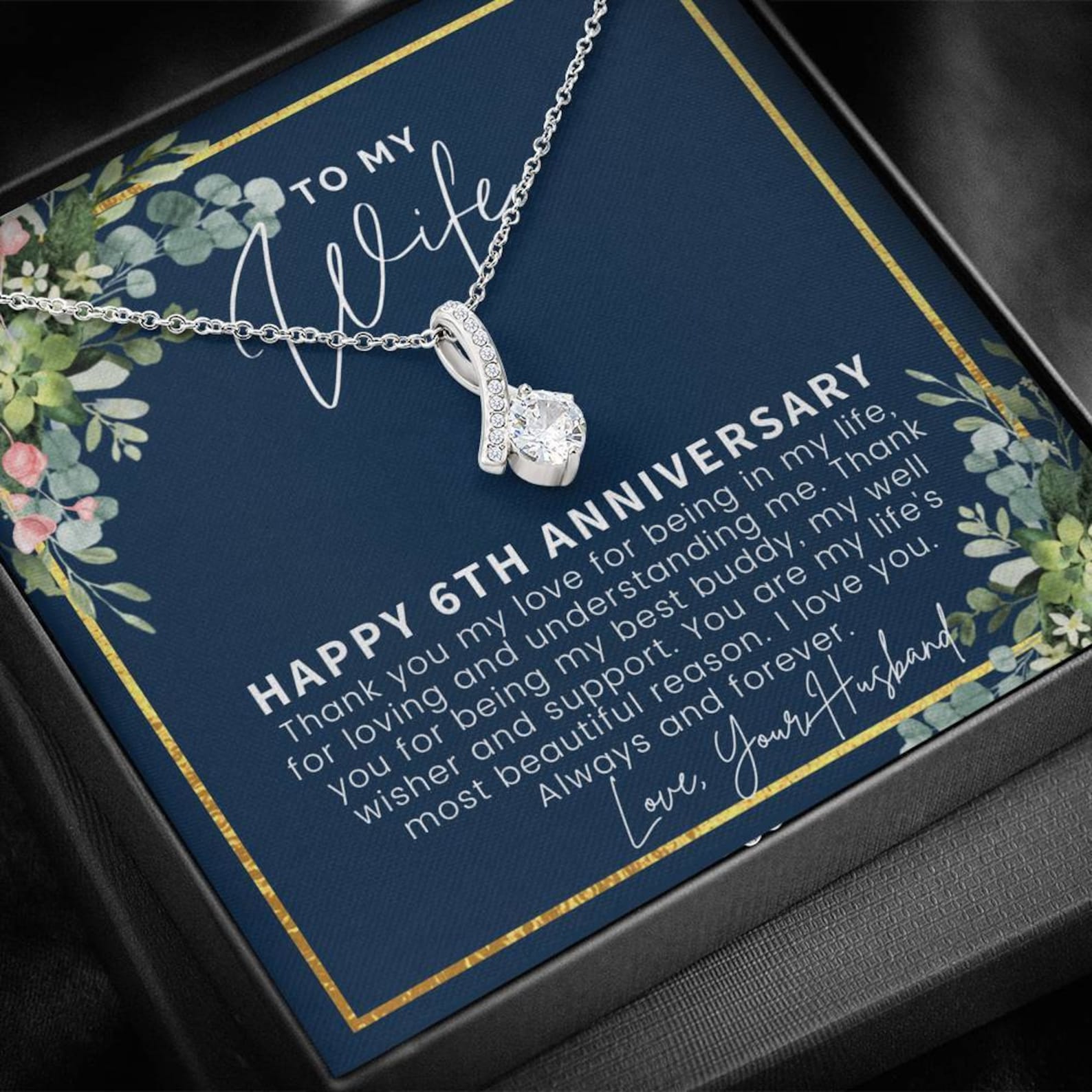 6th Anniversary Gift for Her 6 Year Anniversary Gift Ideas Etsy