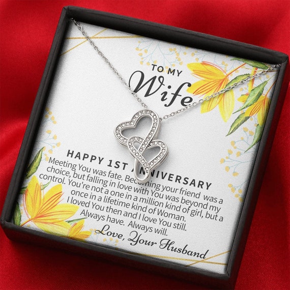 1st anniversary gift for wife discount
