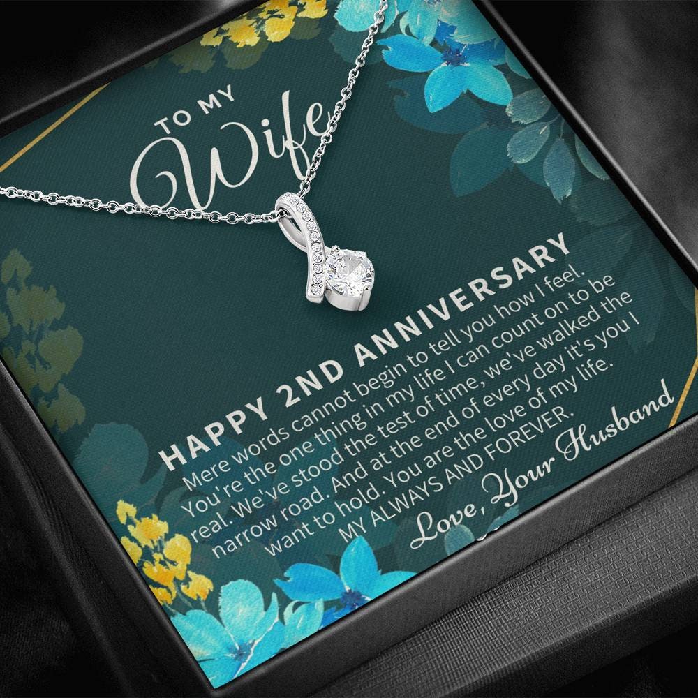 2nd Anniversary Gift For Wife, 2 Years Anniversary Gifts, 2nd Wedding –  Juejoy