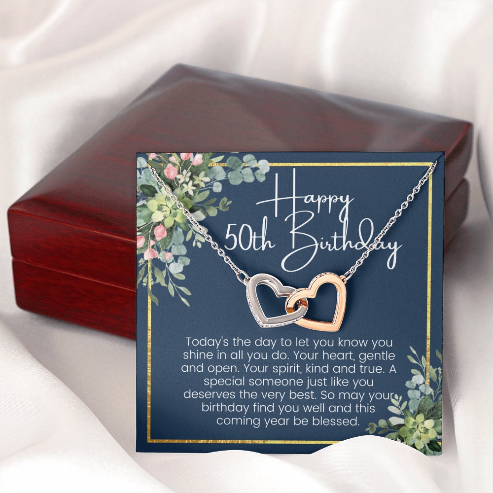 Milcier 50th Birthday Gifts for Her Women 50 Years Old Gifts 50th Birthday  Cutting Board Print with Saying, Gifts for Her 50th Birthday 50th Birthday